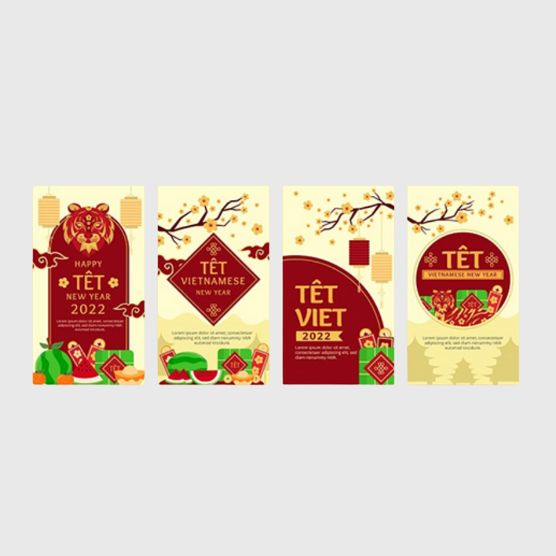 Mẫu Poster và Banner năm mới 01